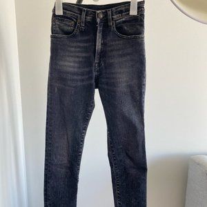 R13 Black skinny denim size 24